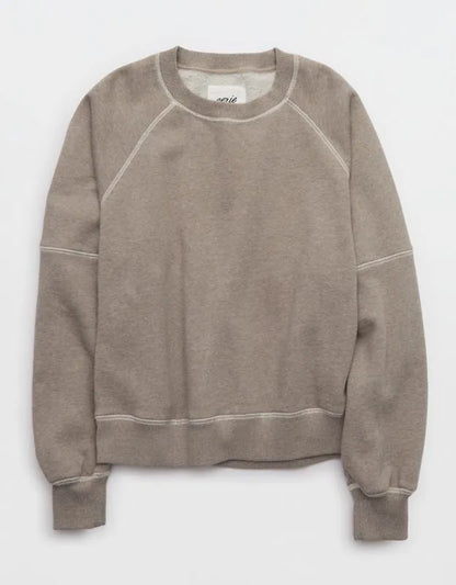 Aerie Go-To Classic Length Crew Sweatshirt