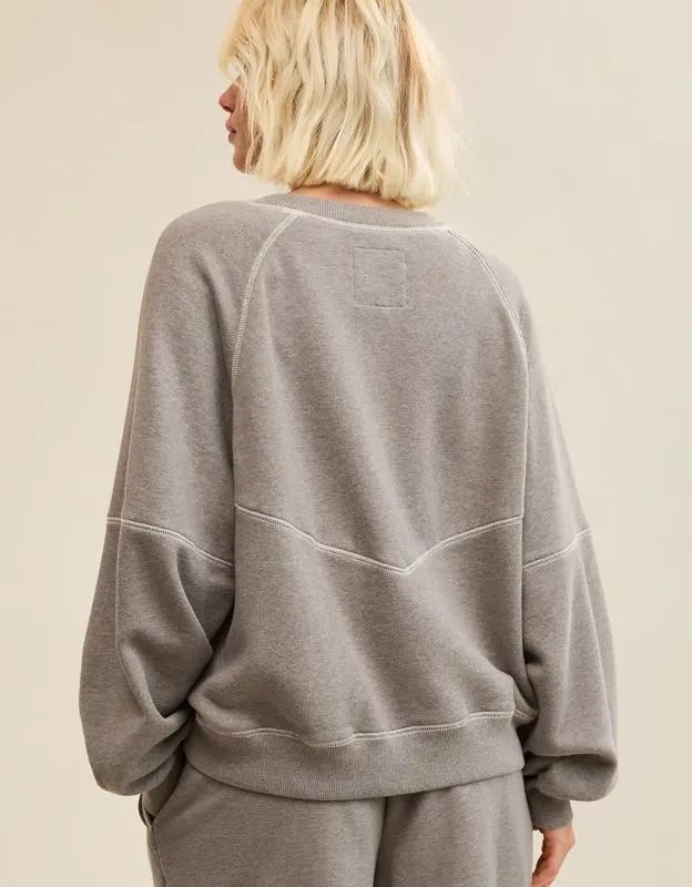 Aerie Go-To Classic Length Crew Sweatshirt