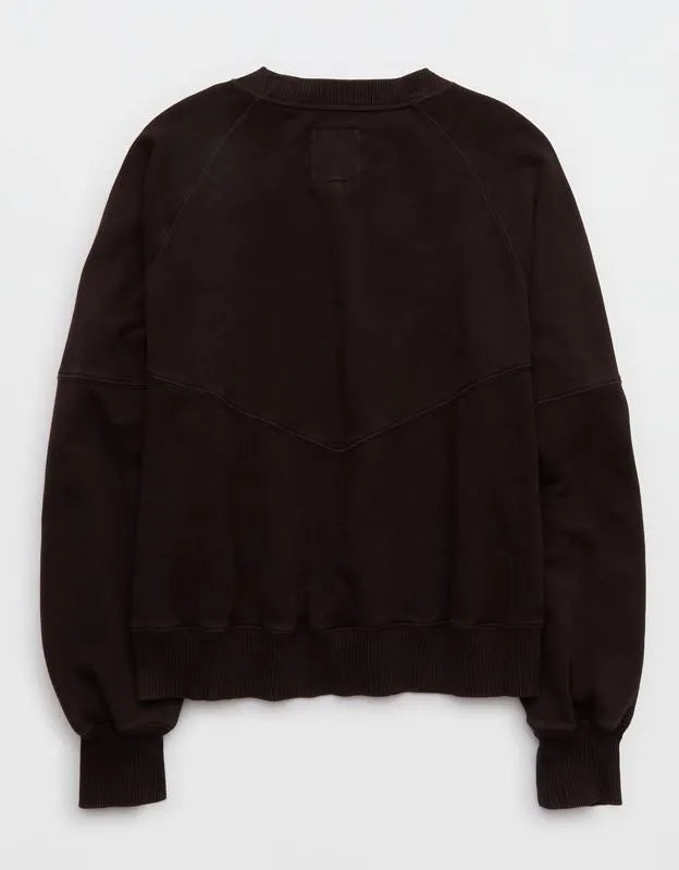 Aerie Go-To Classic Length Crew Sweatshirt