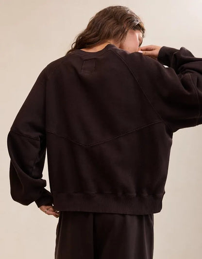 Aerie Go-To Classic Length Crew Sweatshirt