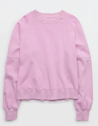 Aerie Go-To Classic Length Crew Sweatshirt