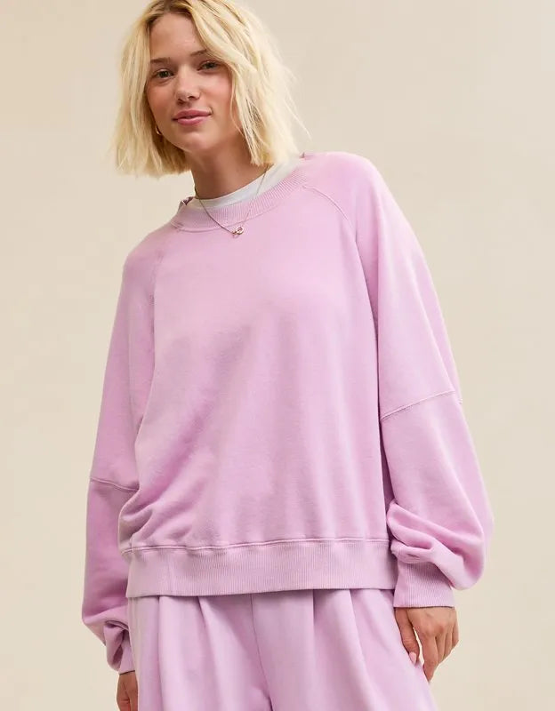 Aerie Go-To Classic Length Crew Sweatshirt