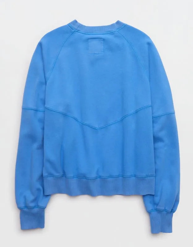 Aerie Go-To Classic Length Crew Sweatshirt