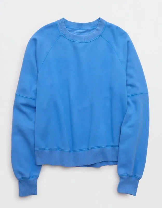 Aerie Go-To Classic Length Crew Sweatshirt