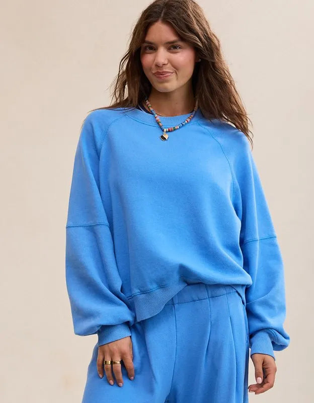 Aerie Go-To Classic Length Crew Sweatshirt