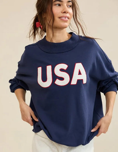 Aerie Alumni Mockneck Sweatshirt
