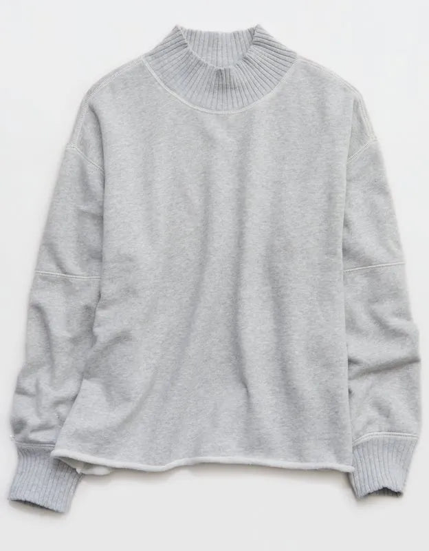 Aerie Layover Mockneck Sweatshirt