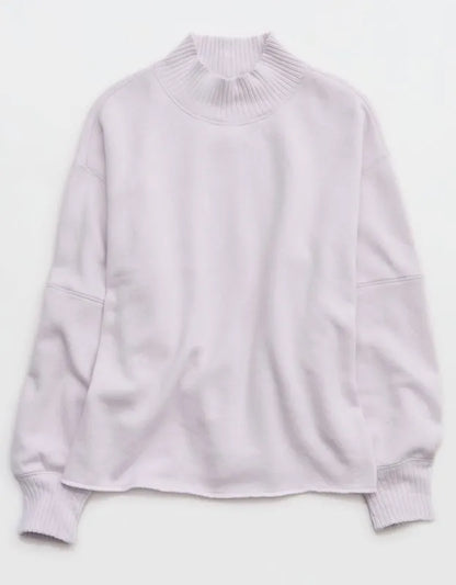 Aerie Layover Mockneck Sweatshirt