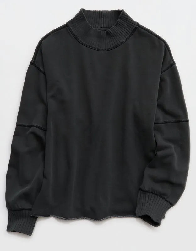 Aerie Layover Mockneck Sweatshirt