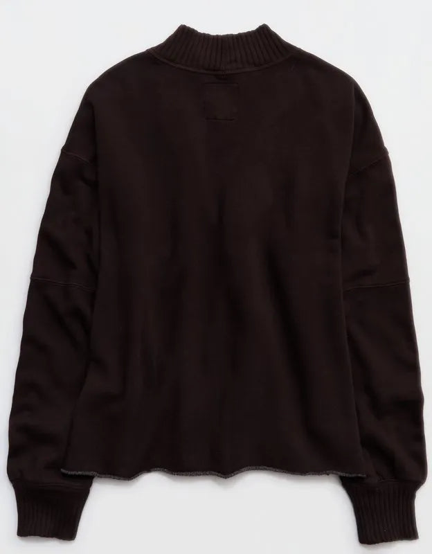 Aerie Layover Mockneck Sweatshirt