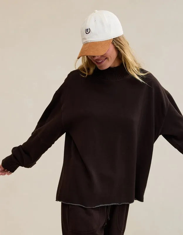 Aerie Layover Mockneck Sweatshirt