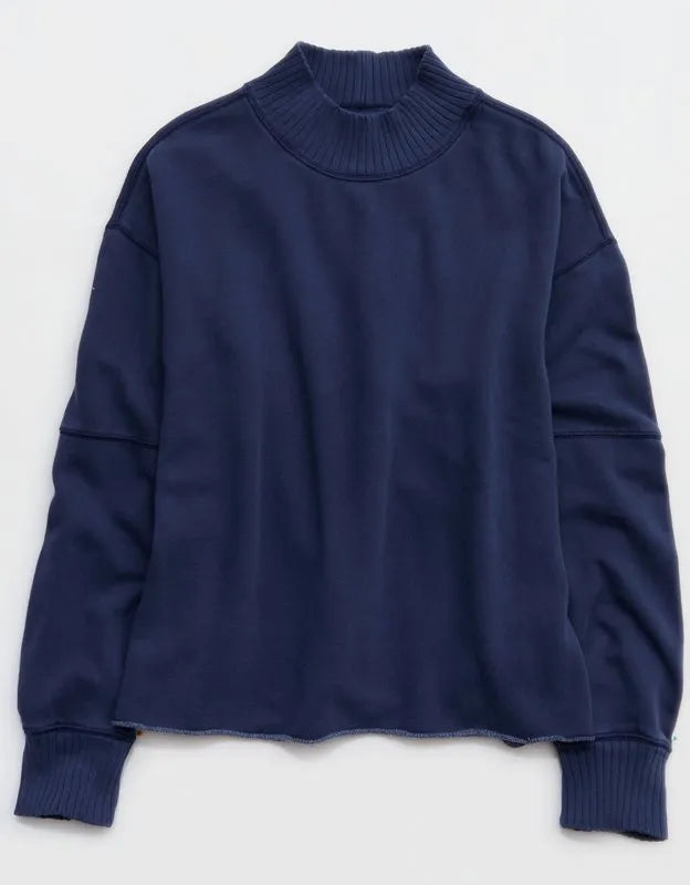 Aerie Layover Mockneck Sweatshirt
