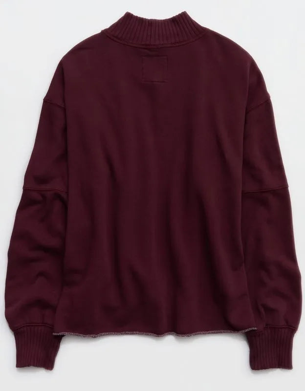 Aerie Layover Mockneck Sweatshirt
