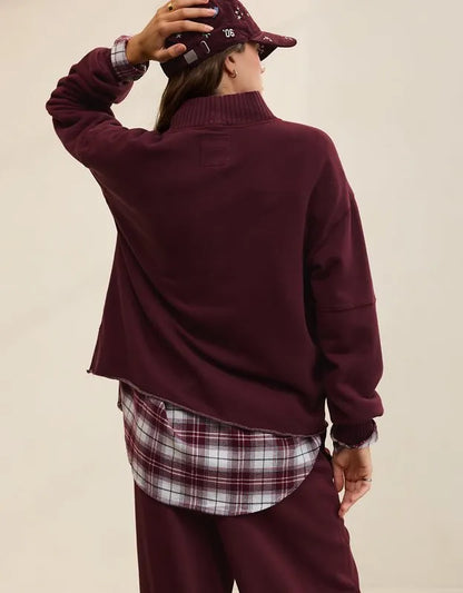 Aerie Layover Mockneck Sweatshirt