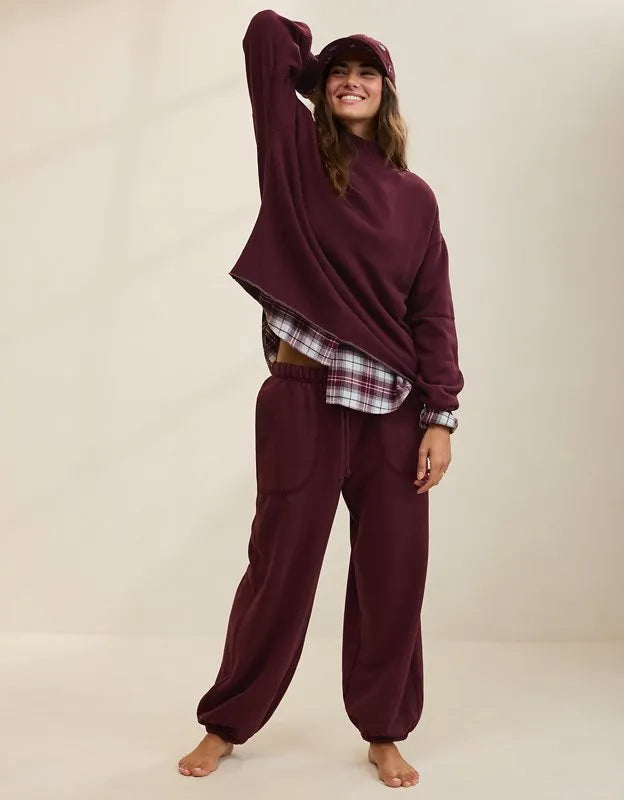 Aerie Layover Mockneck Sweatshirt