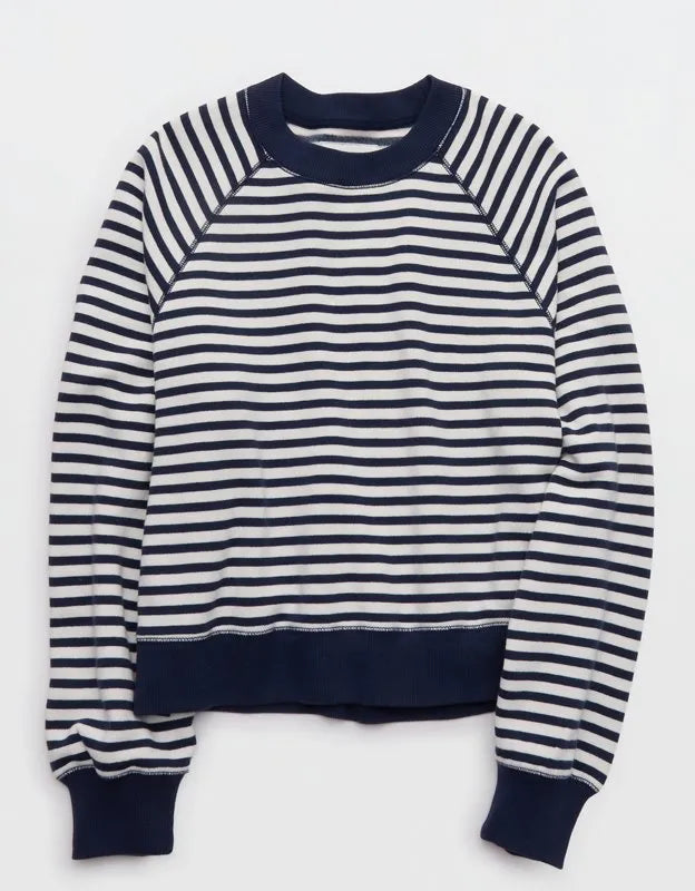 Aerie Go-To Classic Length Crew Sweatshirt