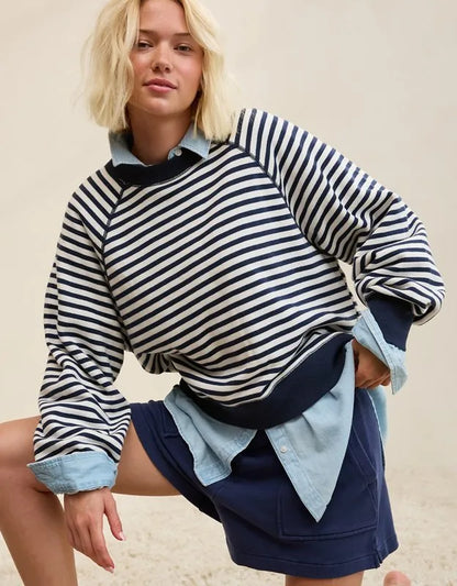 Aerie Go-To Classic Length Crew Sweatshirt