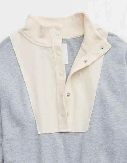 Aerie Quarter Snap Sweatshirt