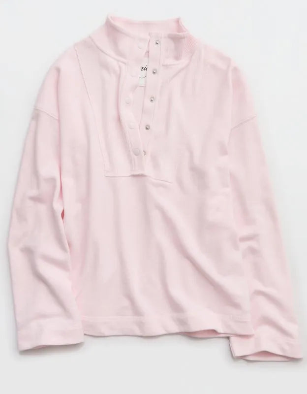 Aerie Quarter Snap Sweatshirt