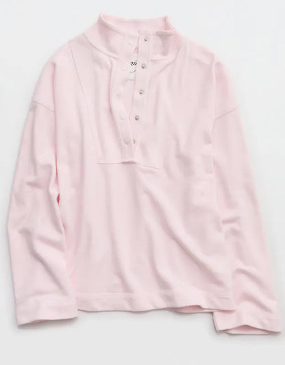 Aerie Quarter Snap Sweatshirt