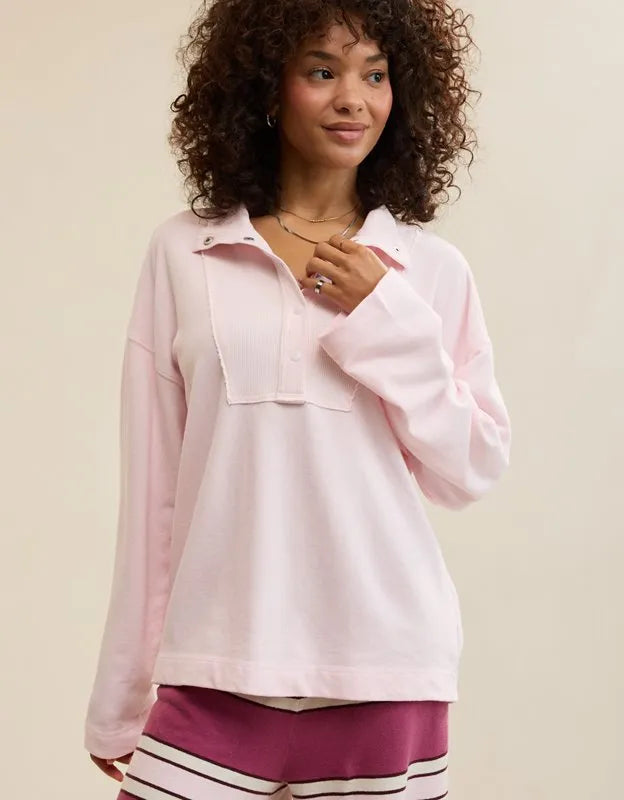 Aerie Quarter Snap Sweatshirt
