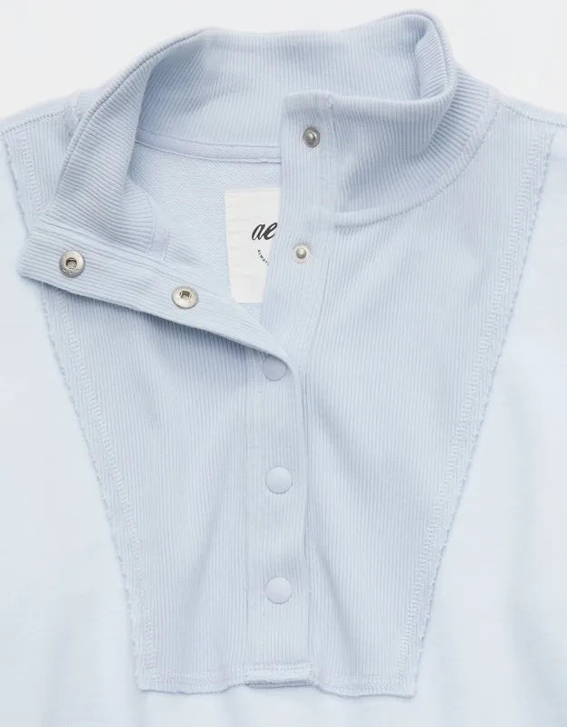 Aerie Quarter Snap Sweatshirt