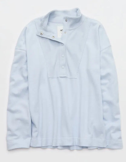 Aerie Quarter Snap Sweatshirt