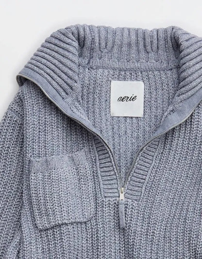 Aerie So Nostalgic Quarter Zip Sweater