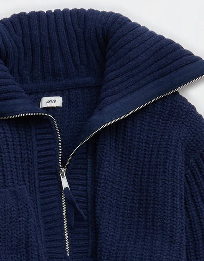 Aerie So Nostalgic Quarter Zip Sweater
