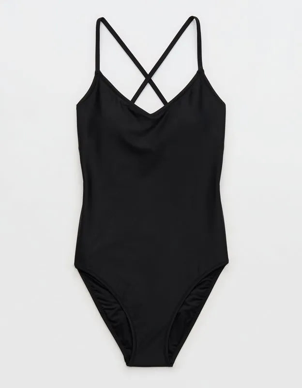 Aerie Strappy Full Coverage One Piece Swimsuit
