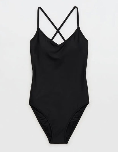 Aerie Strappy Full Coverage One Piece Swimsuit