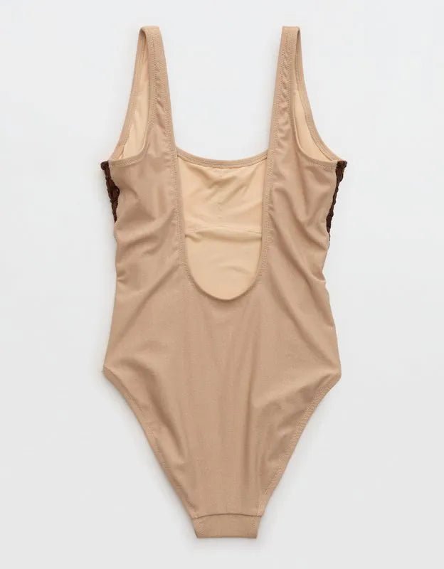Aerie Babewatch Crochet One Piece Swimsuit