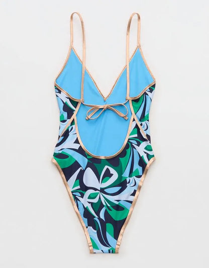 Aerie Super V One Piece Swimsuit