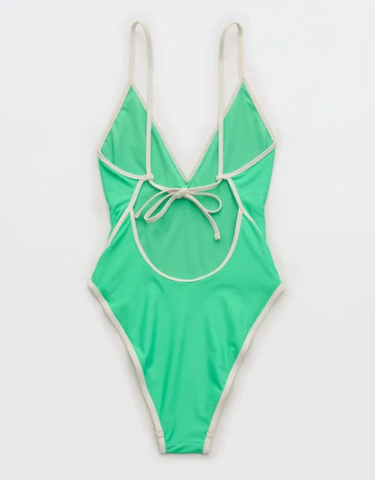 Aerie Super V One Piece Swimsuit