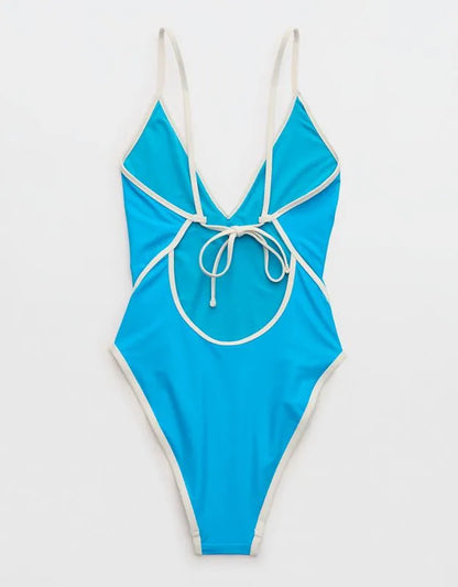 Aerie Super V One Piece Swimsuit
