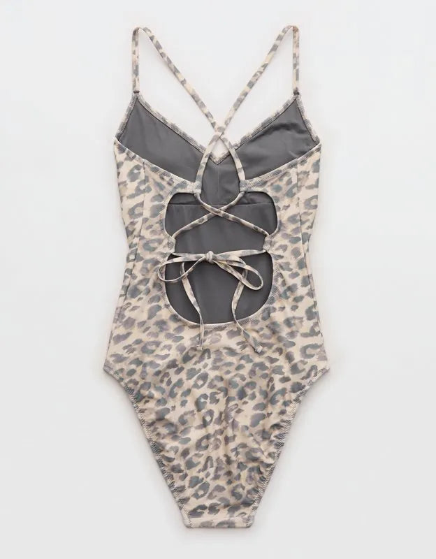 Aerie Strappy Full Coverage One Piece Swimsuit