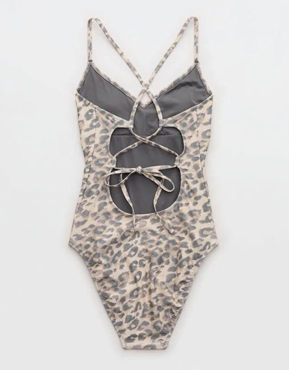 Aerie Strappy Full Coverage One Piece Swimsuit