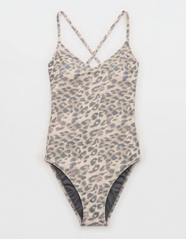 Aerie Strappy Full Coverage One Piece Swimsuit