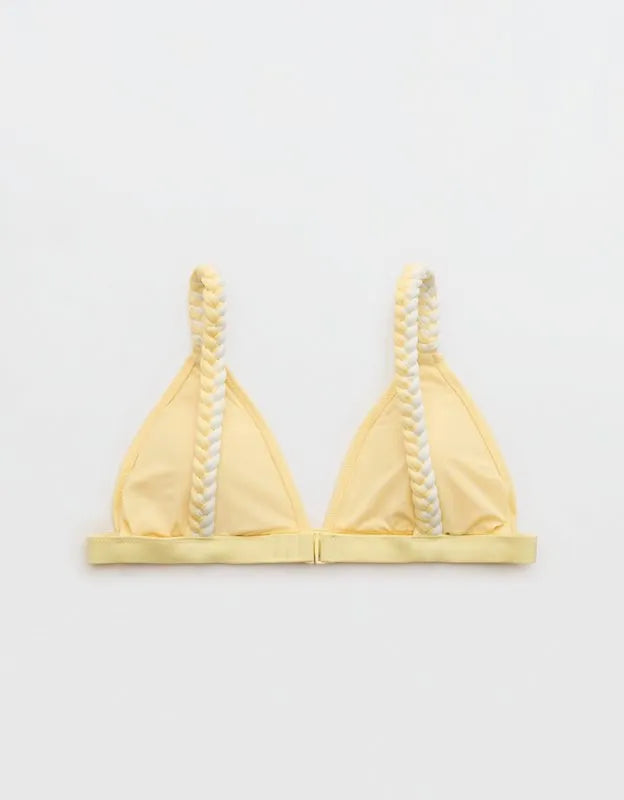 Aerie Shine String Triangle Bikini Top
