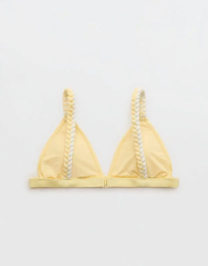 Aerie Shine String Triangle Bikini Top