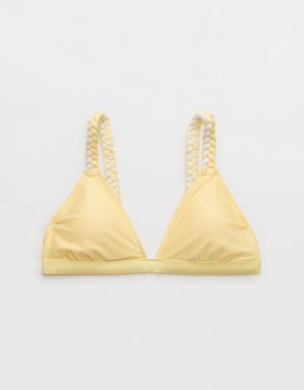 Aerie Shine String Triangle Bikini Top