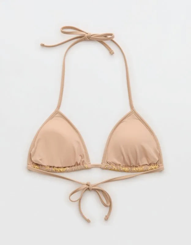 Aerie String Triangle Bikini Top
