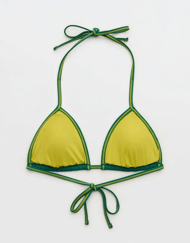 Aerie String Triangle Bikini Top