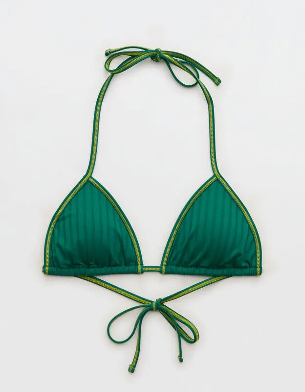 Aerie String Triangle Bikini Top