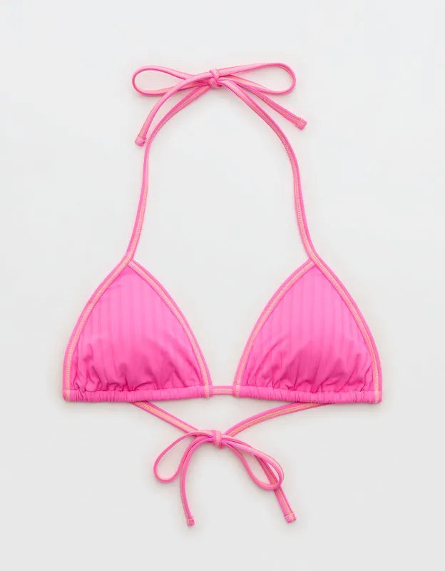 Aerie String Triangle Bikini Top