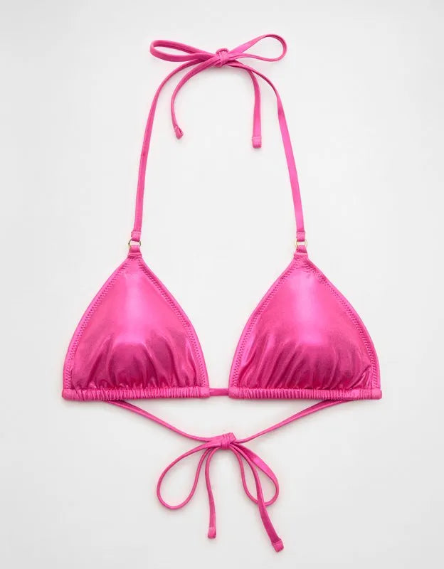Aerie String Triangle Bikini Top