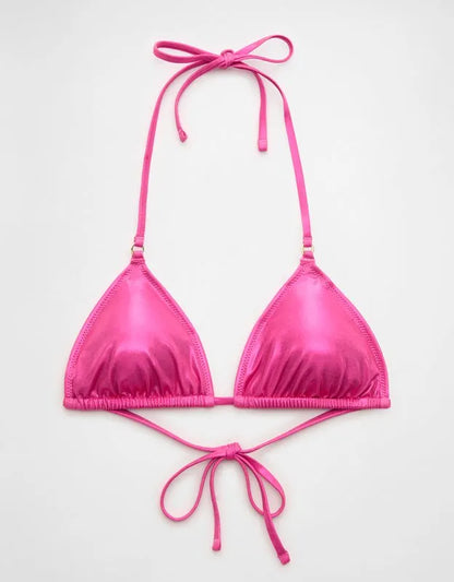Aerie String Triangle Bikini Top