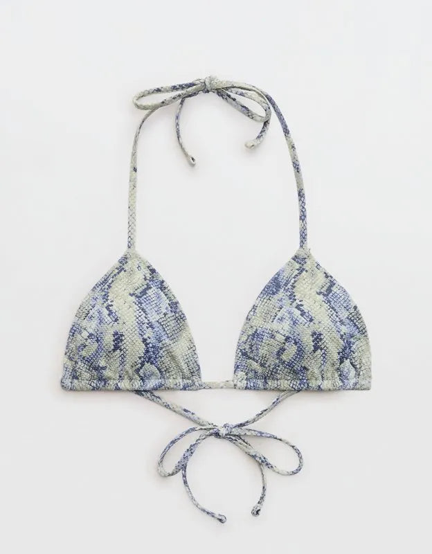 Aerie Pique String Triangle Bikini Top