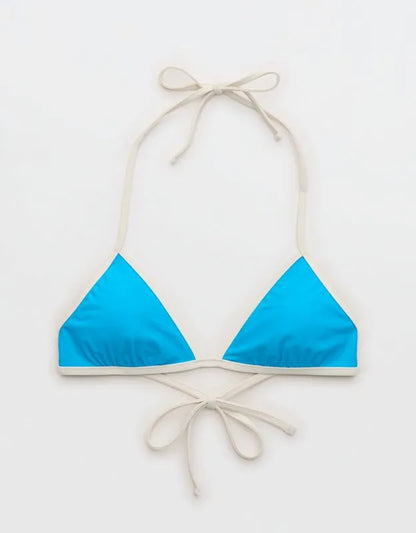 Aerie Halter Binding Triangle Bikini Top