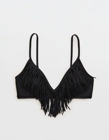 Aerie Skinny Strap Voop Bikini Top